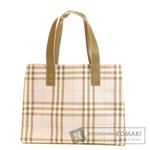 Burberry check tote bag